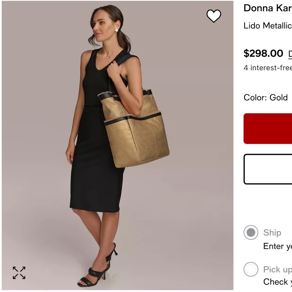 Donna Karan XL Lido tote